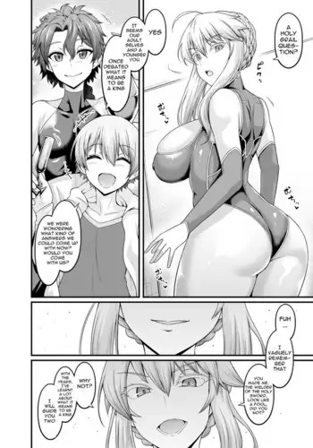 [Ankoman] Artoria, Seihai Mondou Futatabi | Questioning Artoria Again About The Holy Grail (Fate/Grand Order) [English] {Doujins.com}